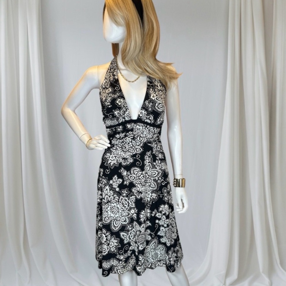 White House Black Market Elegant Halter Dress